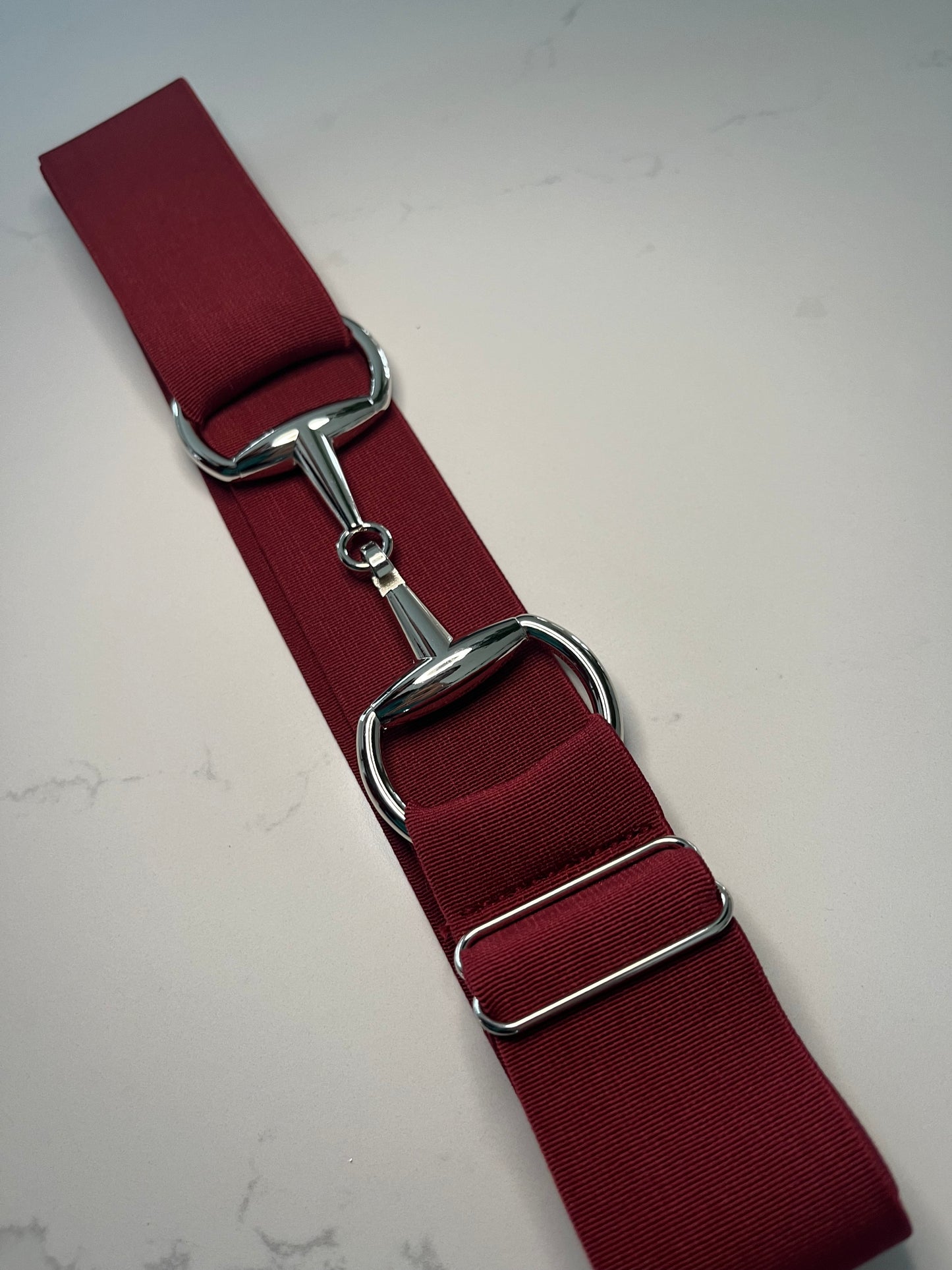 Snaffle Bit Elastic Equestrian Belt