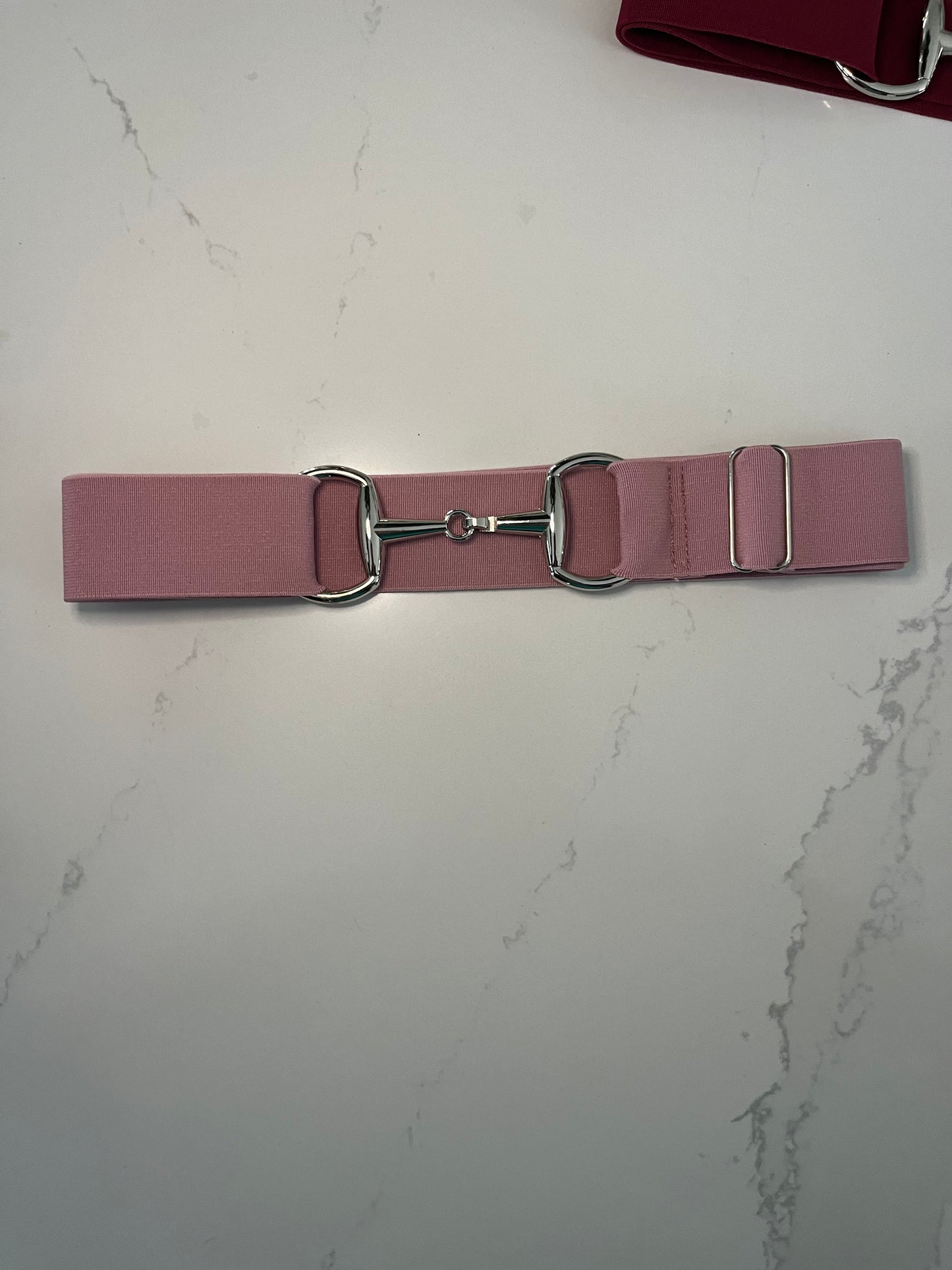 Snaffle Bit Elastic Equestrian Belt