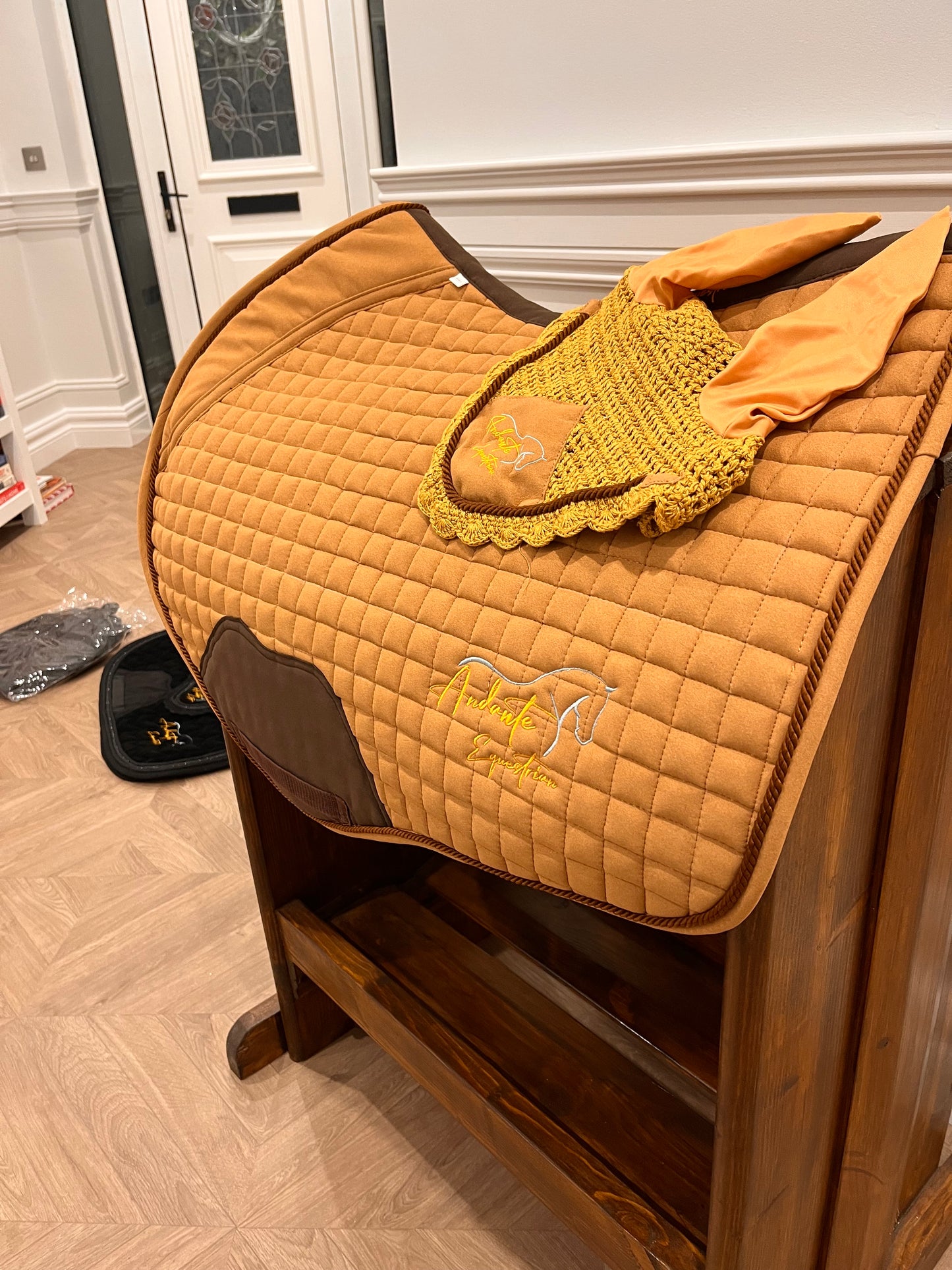 Caramel Suede Saddle Pad