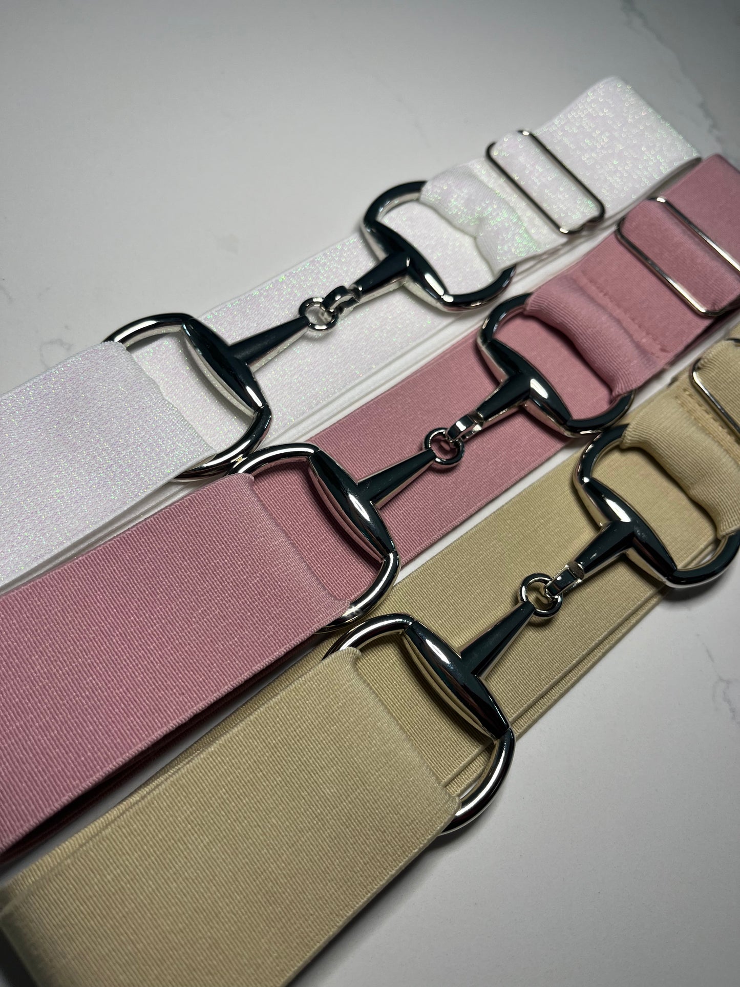 Snaffle Bit Elastic Equestrian Belt