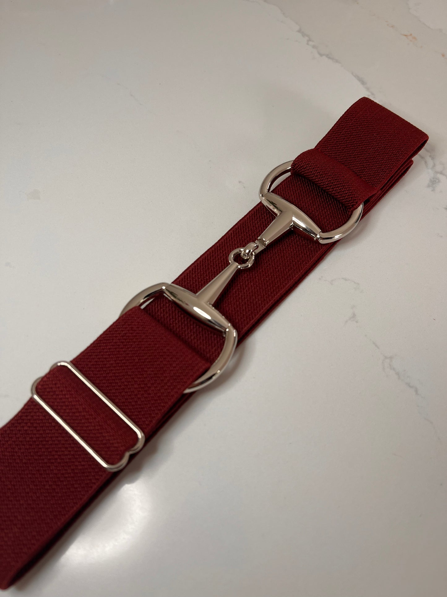 Snaffle Bit Elastic Equestrian Belt