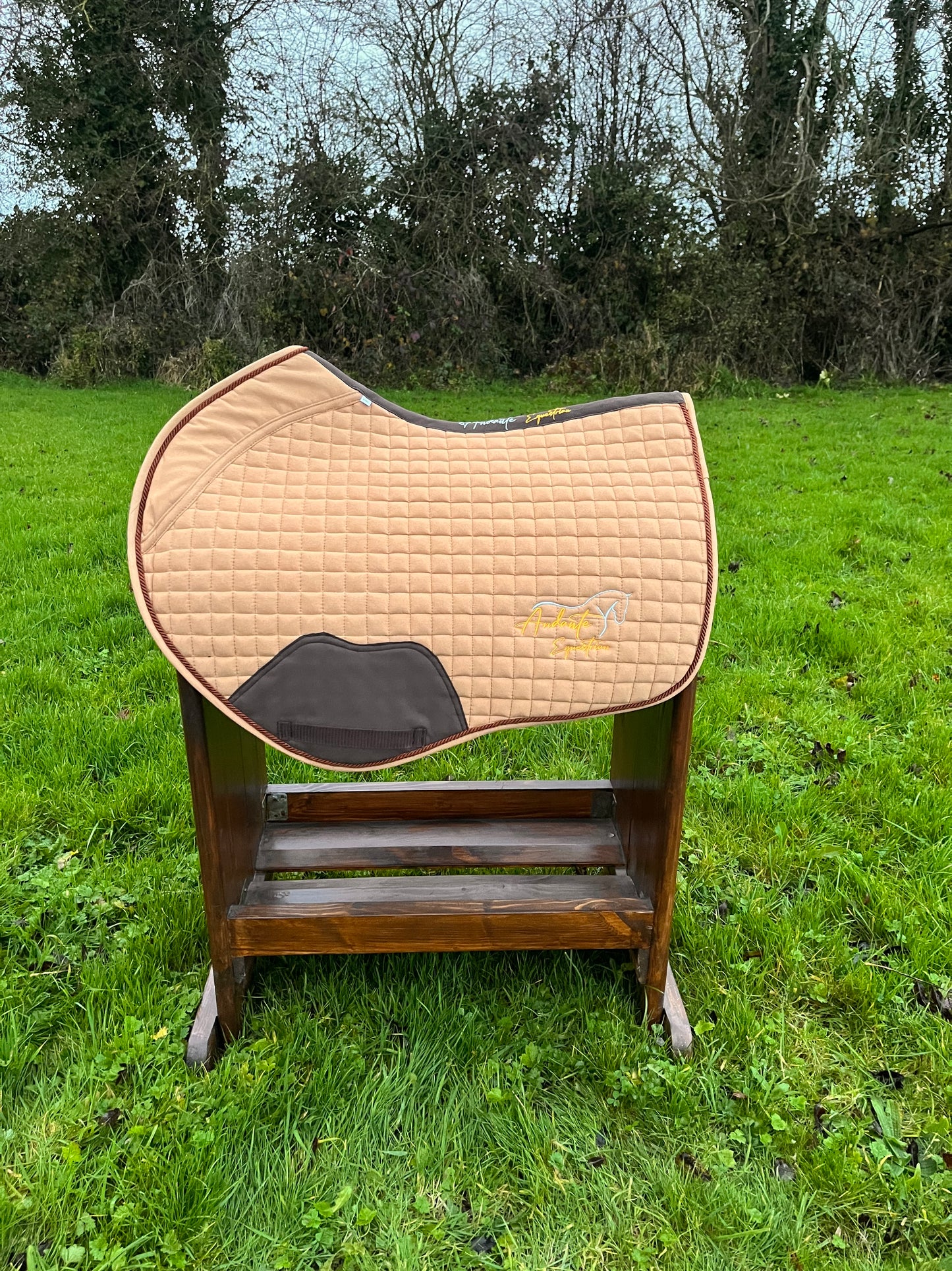 Caramel Suede Saddle Pad