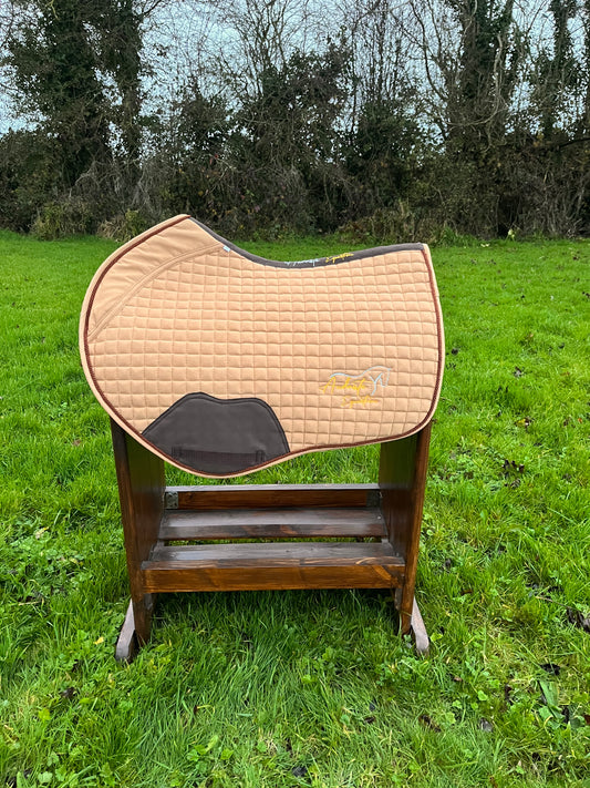 Caramel Suede Saddle Pad