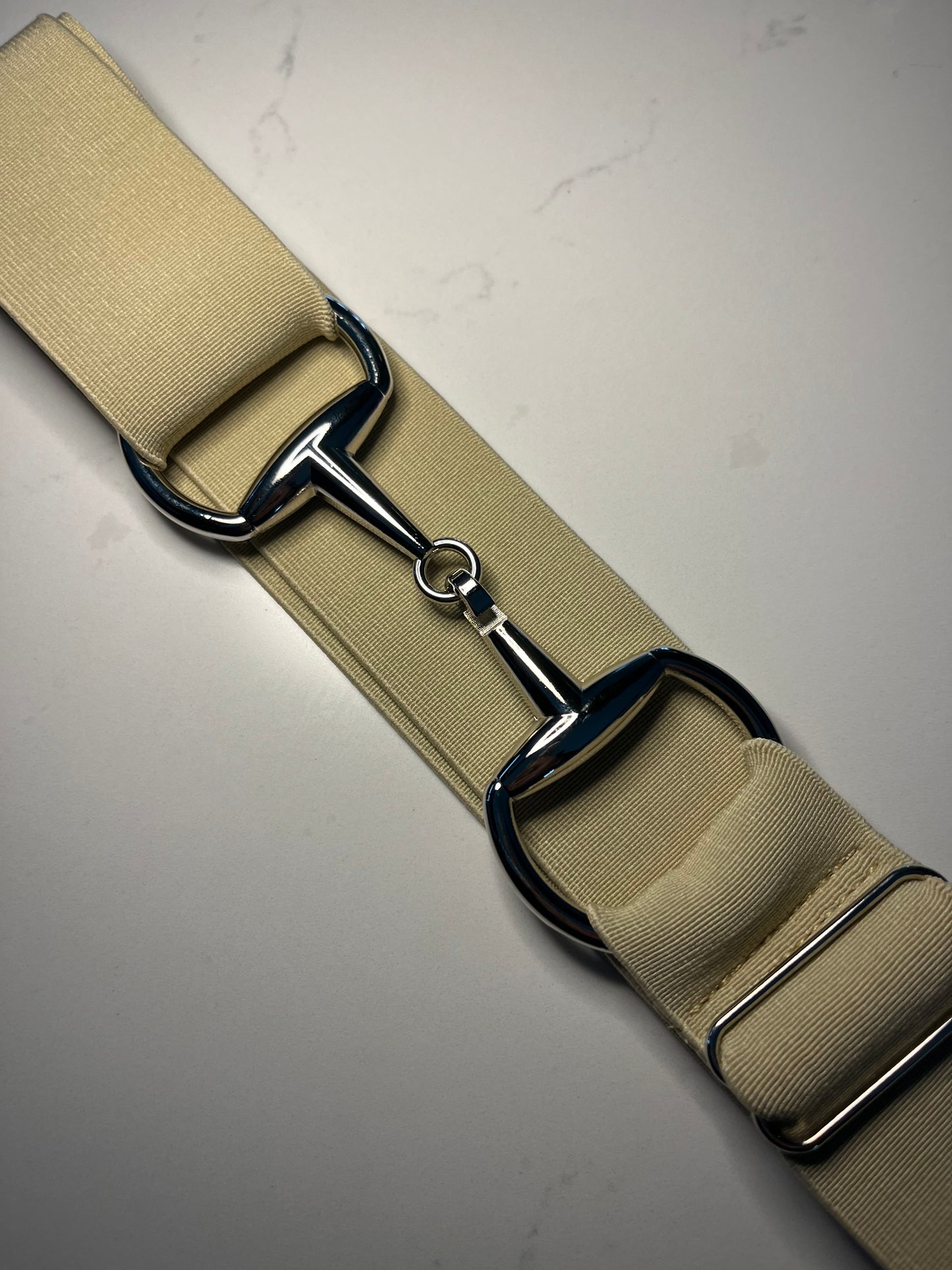 Snaffle Bit Elastic Equestrian Belt