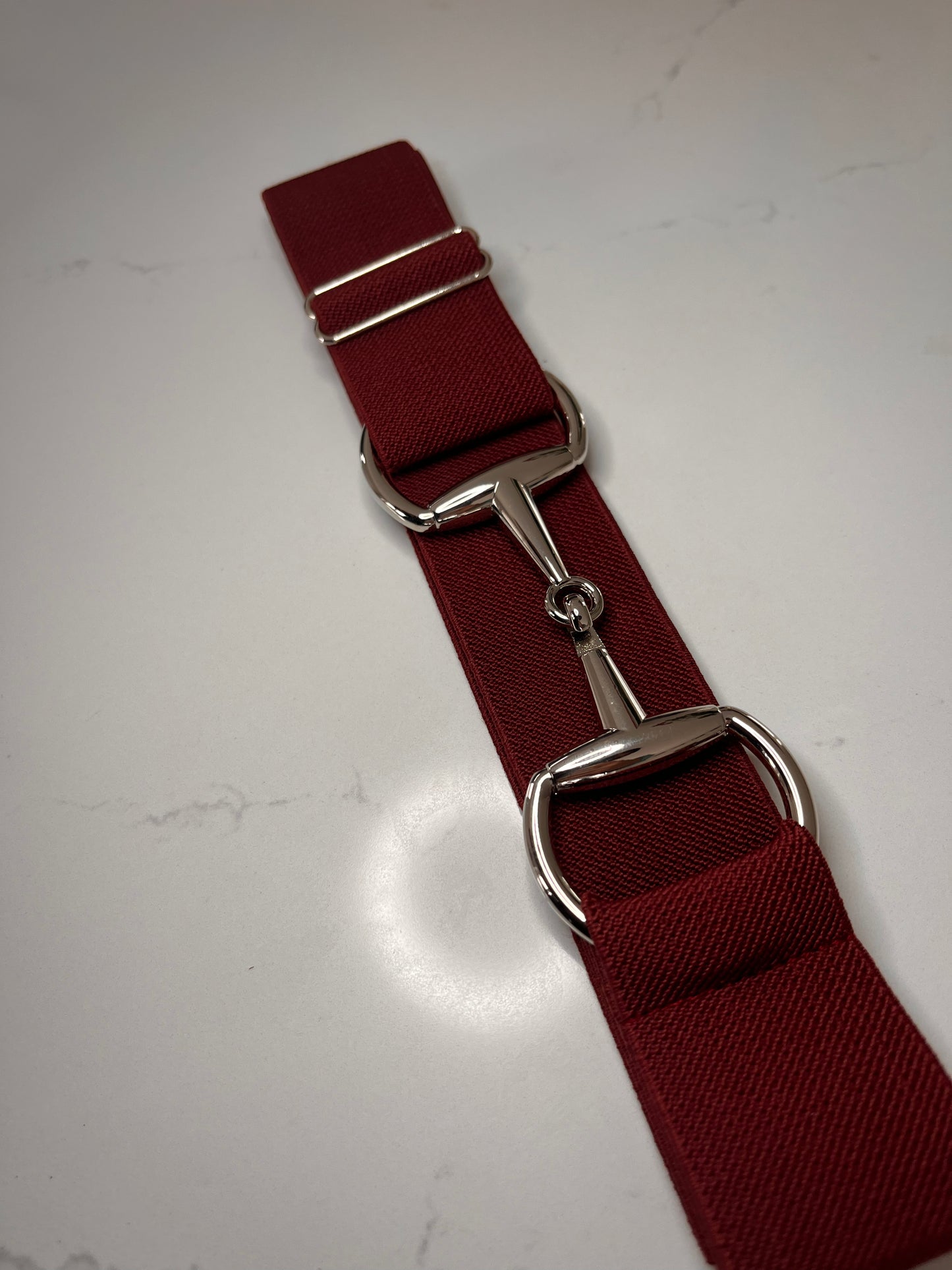 Snaffle Bit Elastic Equestrian Belt