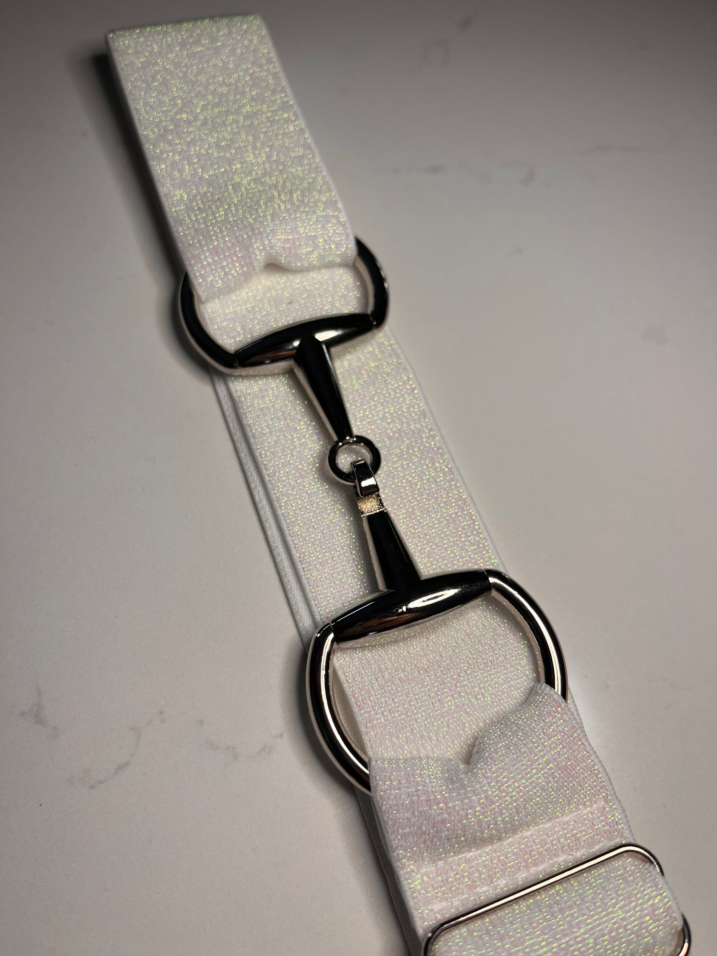 Snaffle Bit Elastic Equestrian Belt