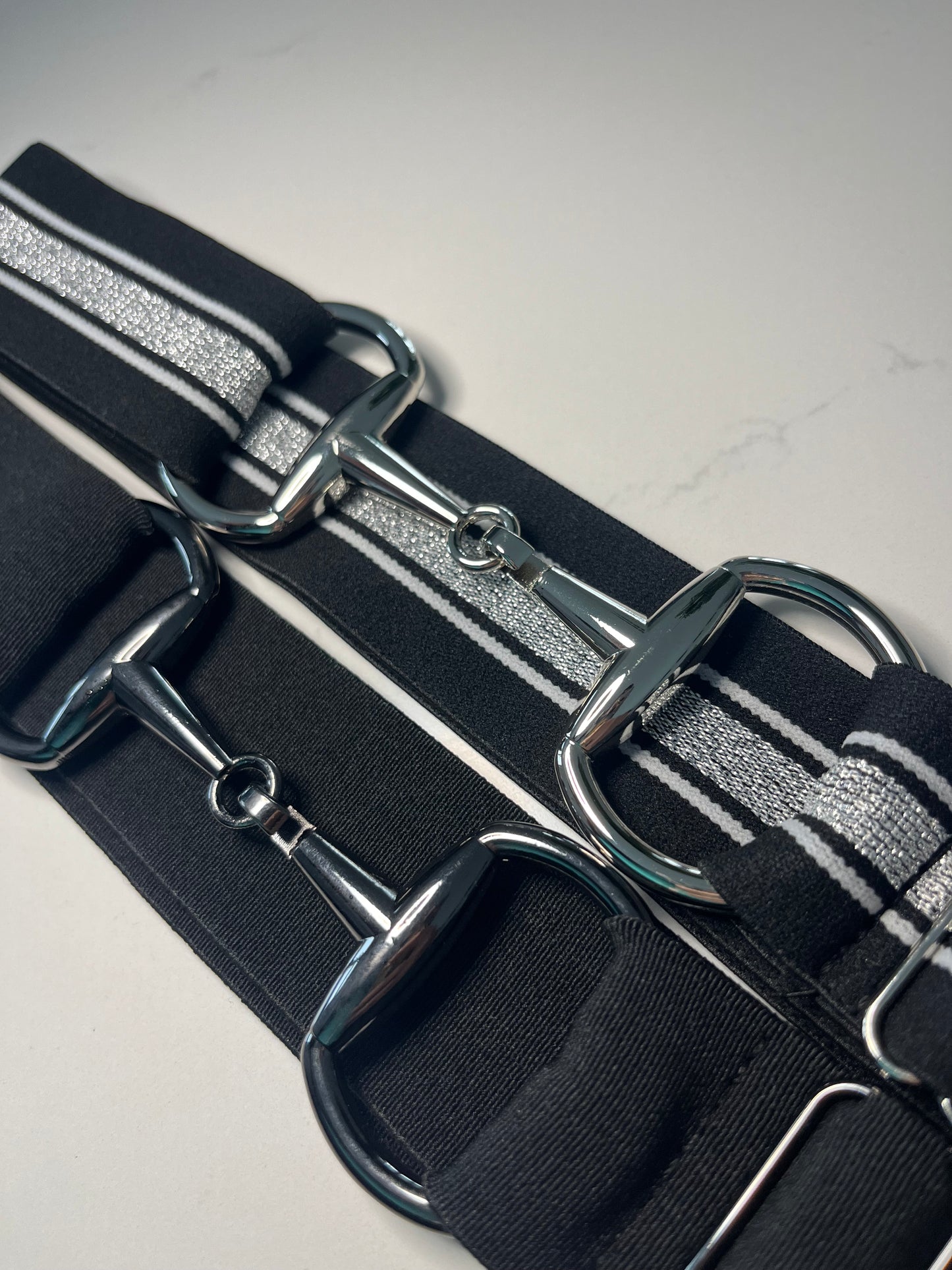 Snaffle Bit Elastic Equestrian Belt