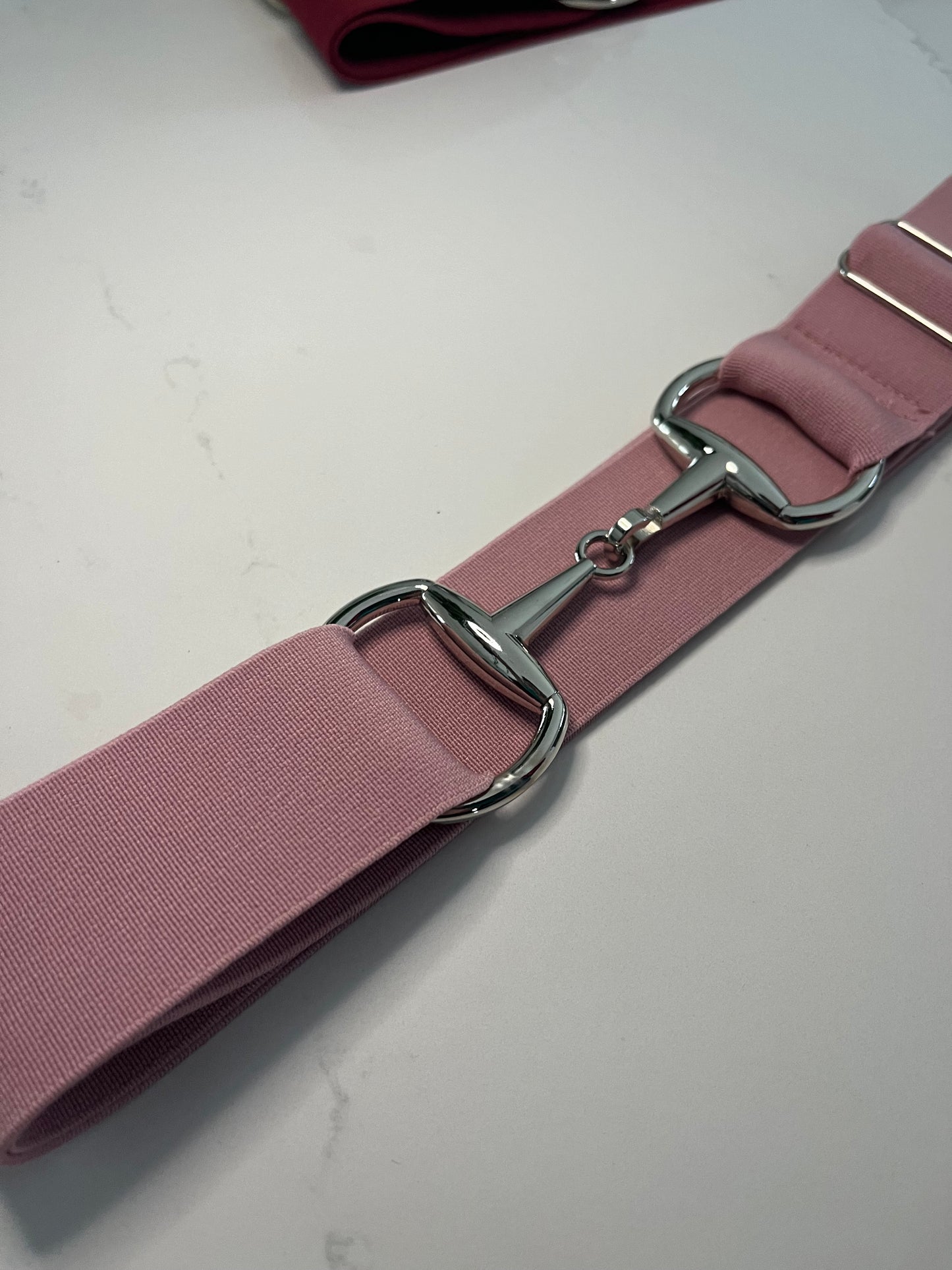 Snaffle Bit Elastic Equestrian Belt