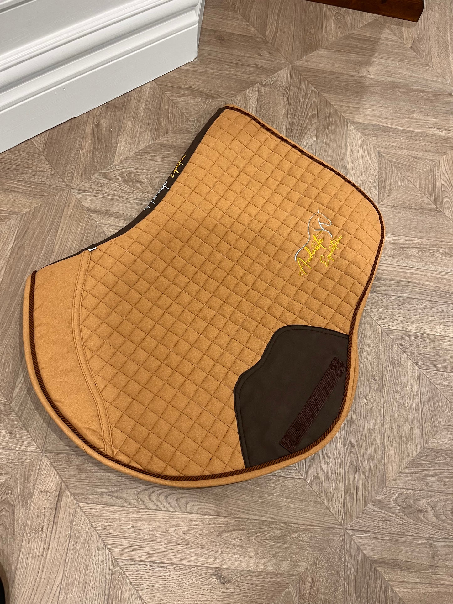 Caramel Suede Saddle Pad