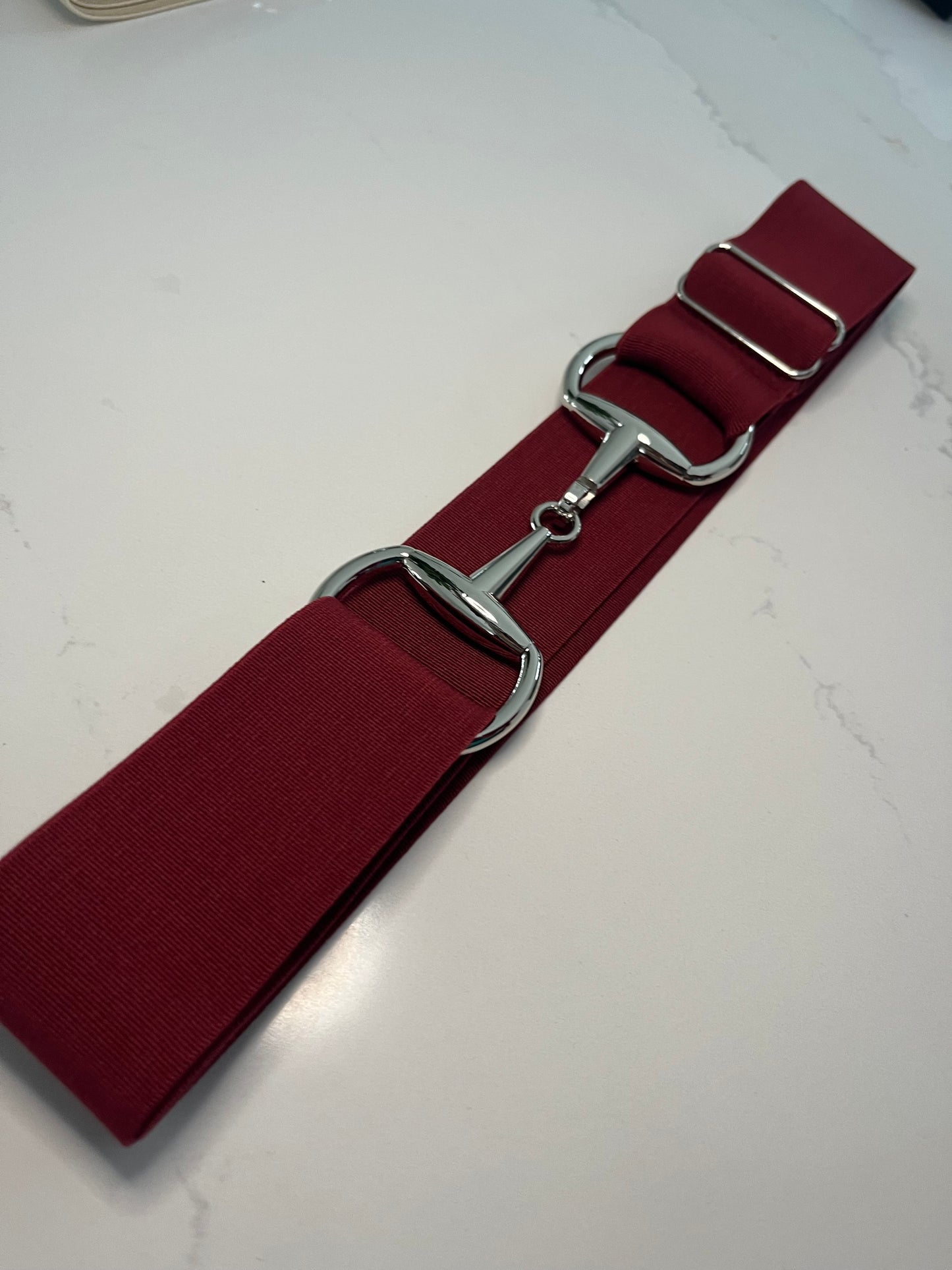 Snaffle Bit Elastic Equestrian Belt