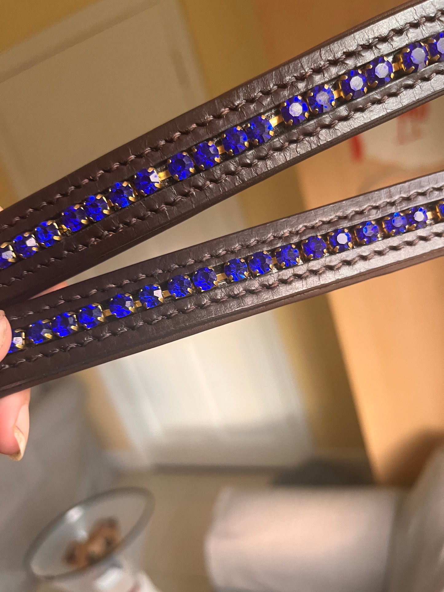 Dark Purple Crystal Browband