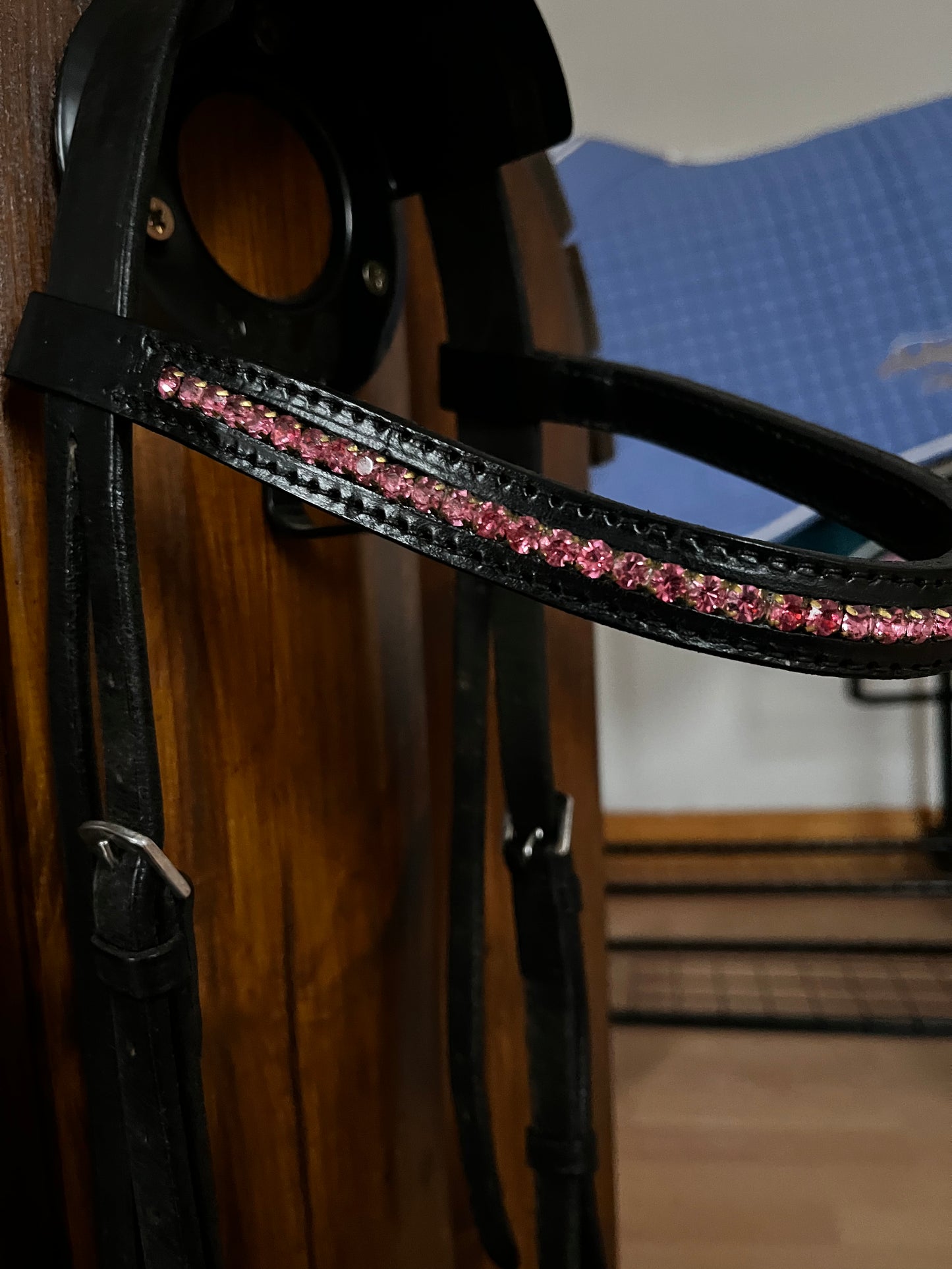 Rose Pink Crystal Browband